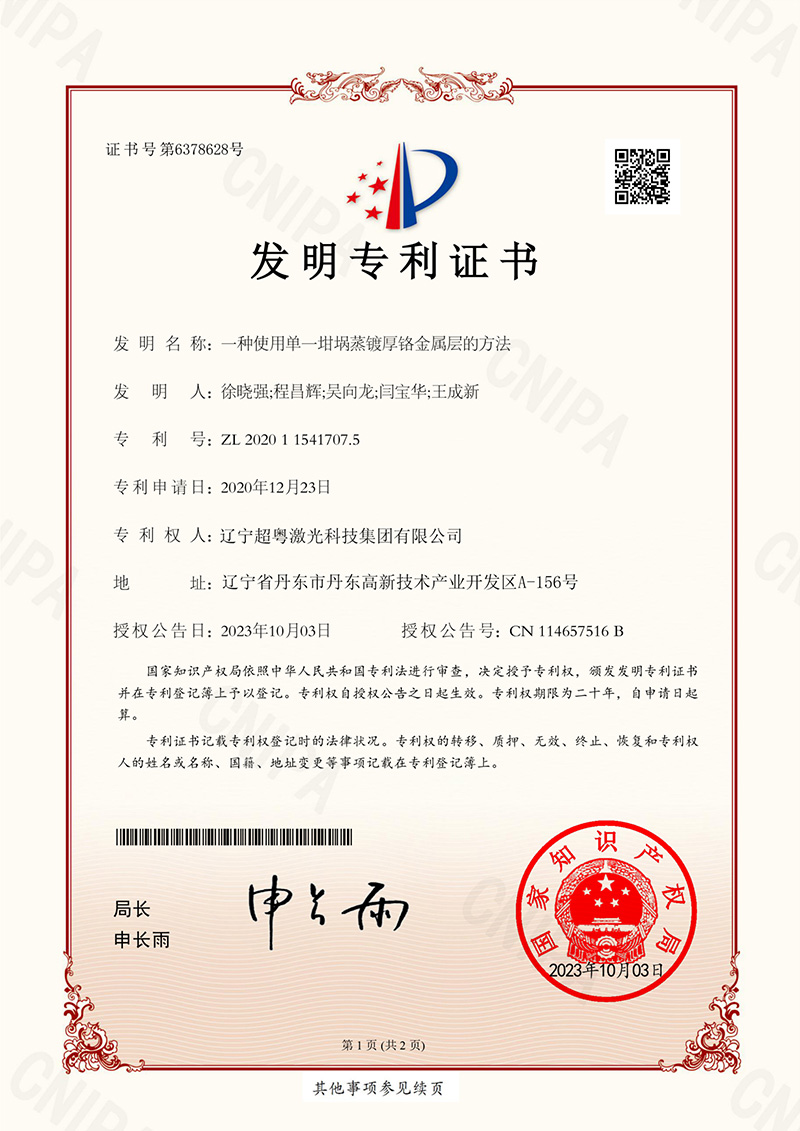Intellectual Property Certificates